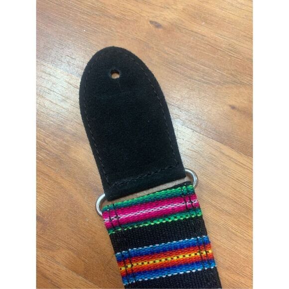 Henry Heller Multicolor Stripes Guitar Strap 48-in - Picture 11 of 13